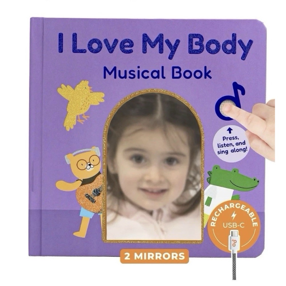 Mother Moon I Love My Body Musical Board Book, Illustrated Body Positivity
